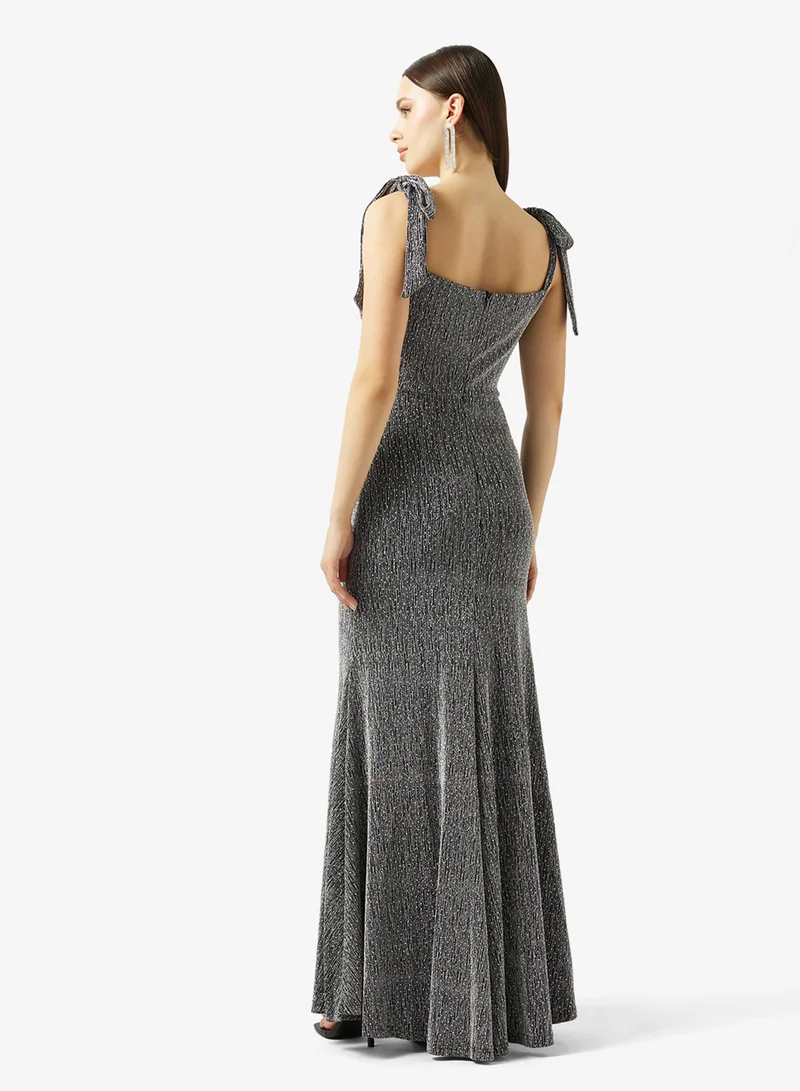 Ella Limited Edition  Off Shoulder Shimmer Dress for Women | Best Price UAE